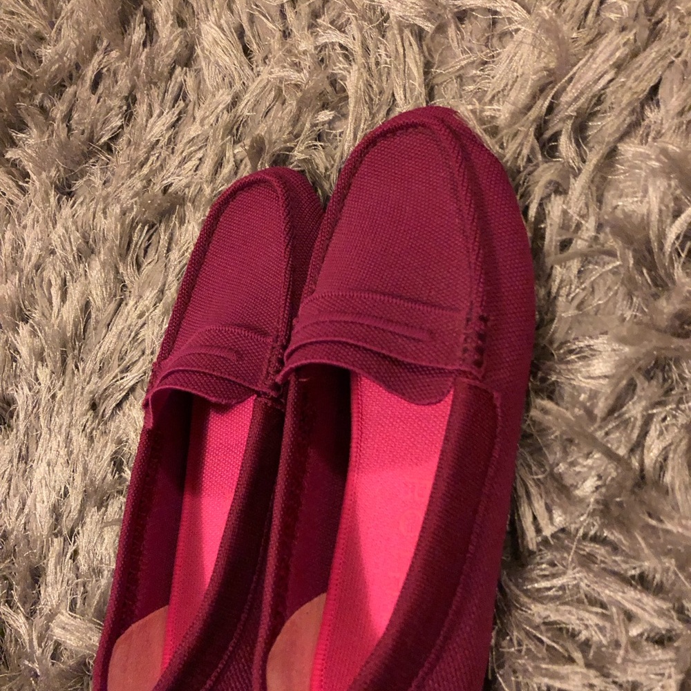 Driving loafers ROTHY’s Raspberry slip on Penny driver - Picture 6 of 13